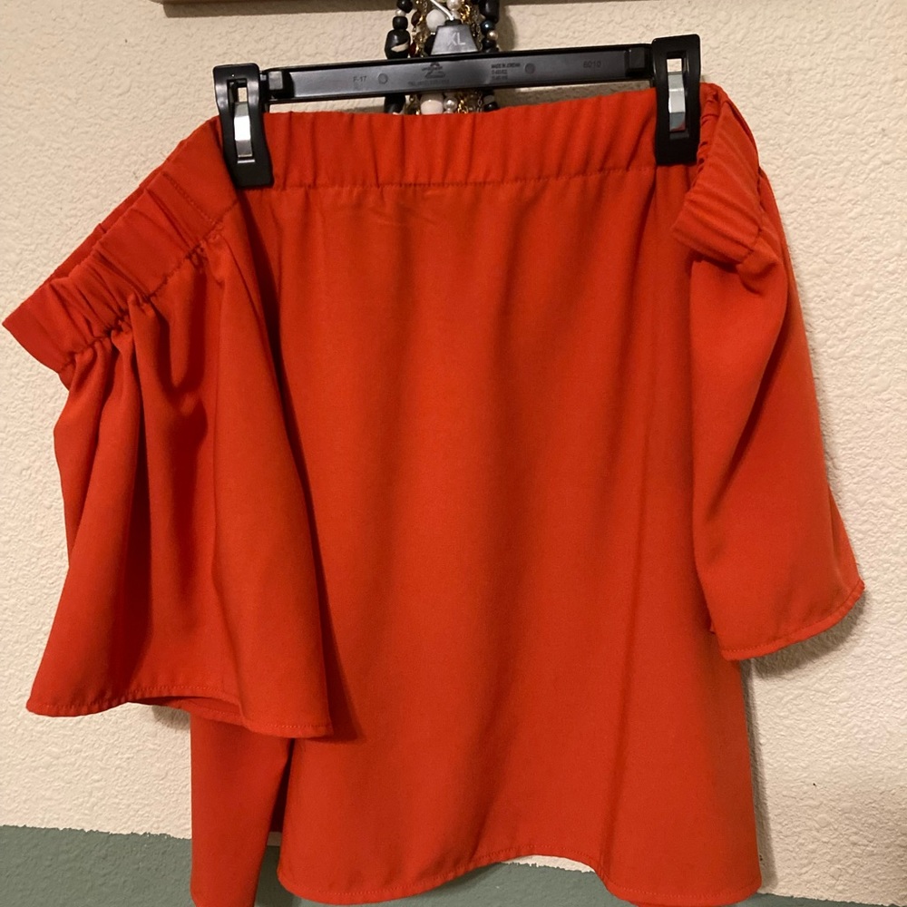 Ashley Stewart off shoulder top sz16